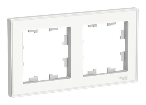 Рамка 2 поста Systeme Electric ATLASDESIGN, прозрачный