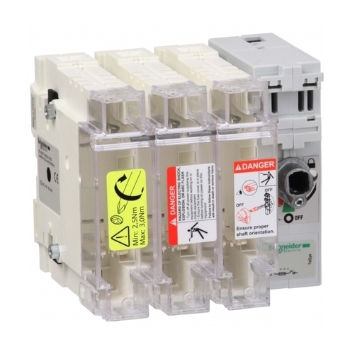 Рубильник с предохранителем Schneider Electric TeSys GS 100А 3P, 22X58