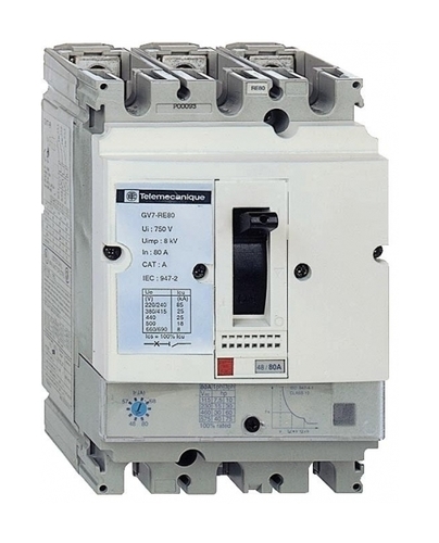 Силовой автомат Schneider Electric TeSys GV7, 35кА, 3P, 220А