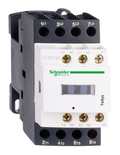 Контактор Schneider Electric TeSys LC1D 4P 20А 400/400В AC 4кВт