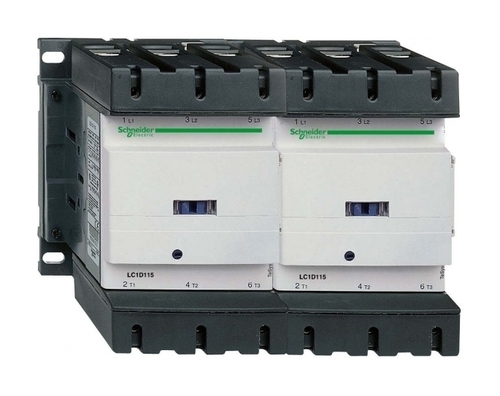 Реверсивный контактор Schneider Electric TeSys LC2D 3P 115А 400/380В AC 55кВт