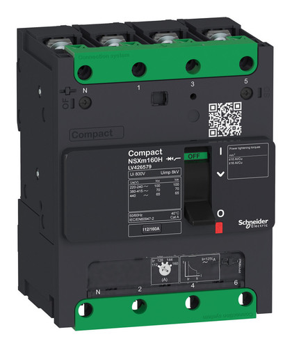 Силовой автомат Schneider Electric Compact NSXm, 16кА, 4P, 50А