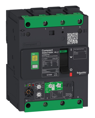 Силовой автомат Schneider Electric Compact NSX, 70кА, 3P, 160А