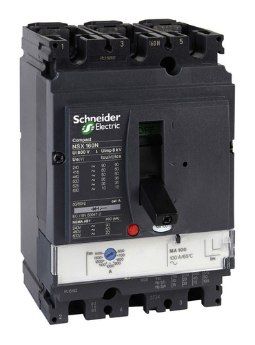 Силовой автомат Schneider Electric Compact NSX 160, MA, 50кА, 3P, 150А