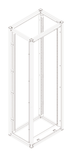 Шкаф напольный Schneider Electric Spacial SFP, 700x2000x500мм, IP55, сталь, NSYSFP20750