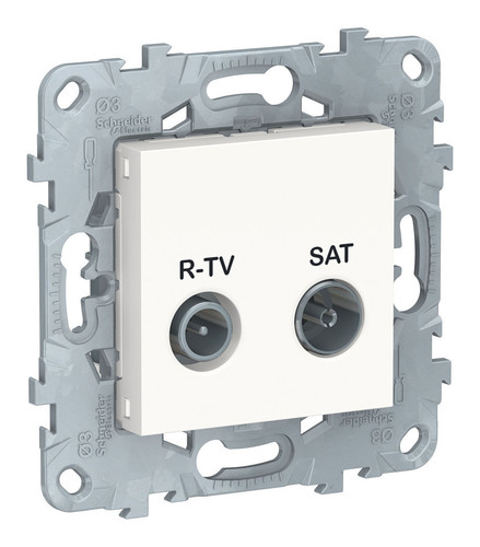 Розетка TV-FM-SAT Schneider Electric UNICA NEW, одиночная, белый