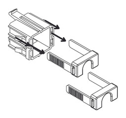 КРЕПЛЕНИЕ USB КАБЕЛЕЙ/MAGELIS XBT